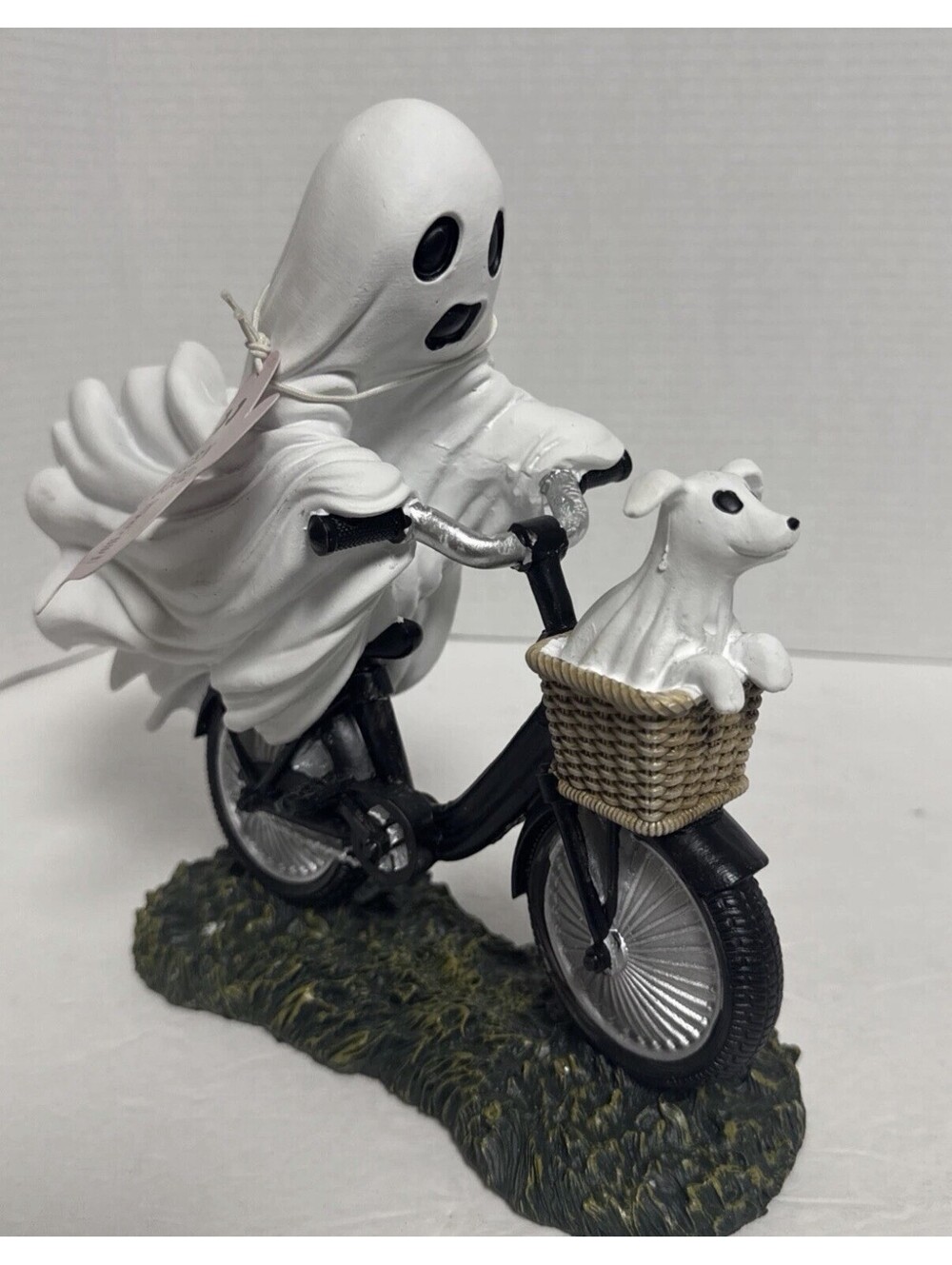 Goblin & Ghoul Ghost Riding Bike With Ghost Dog